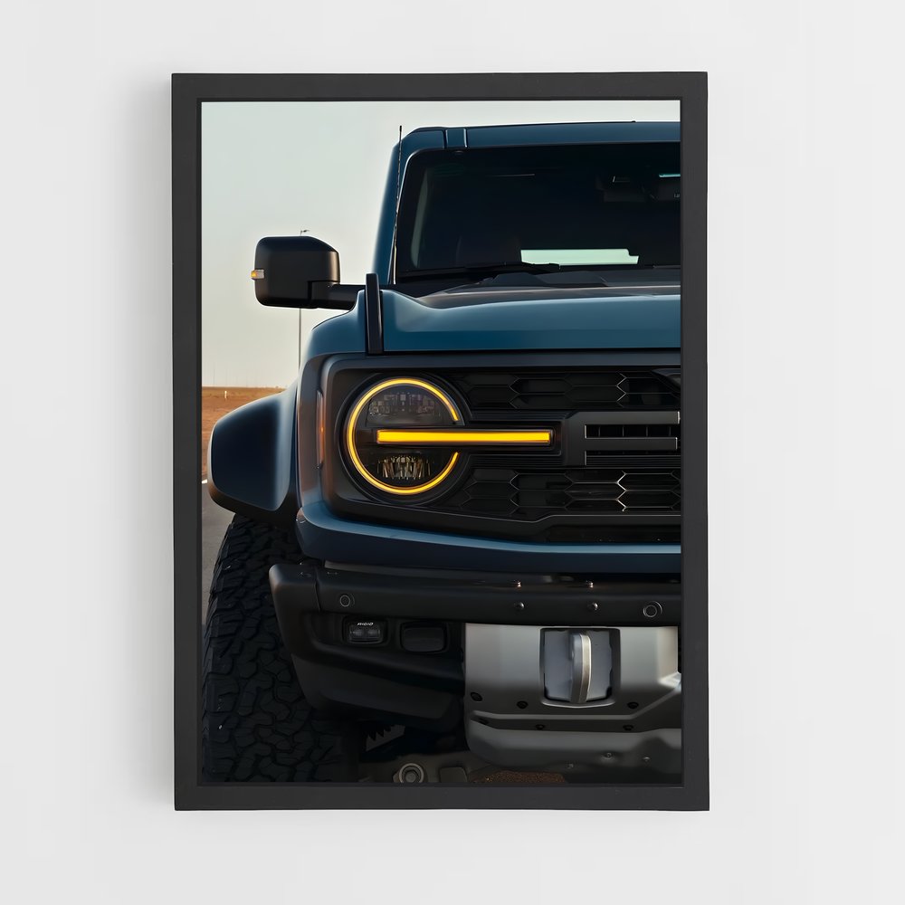 Poster Bronco Blue Thunder – affiche Ford (vue 2)